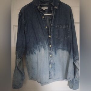Denim Ombre Button Down Shirt